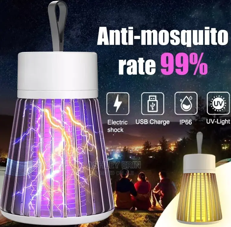 LED Mosquito Killer Trap Lamp Electric Shock Bug Zapper