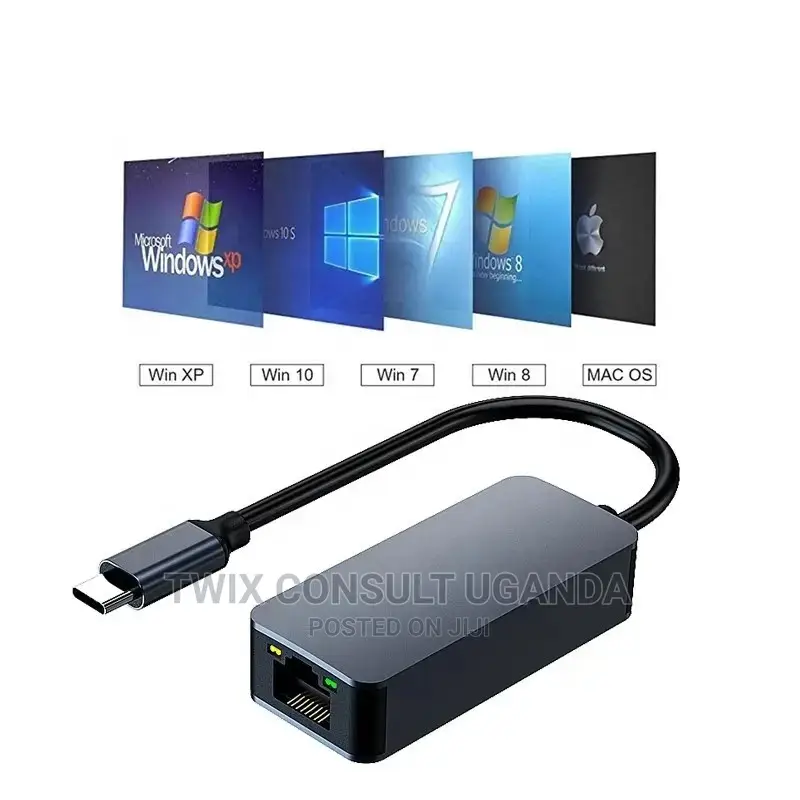 USB C to 2.5gbps External Network Card Type C to RJ45