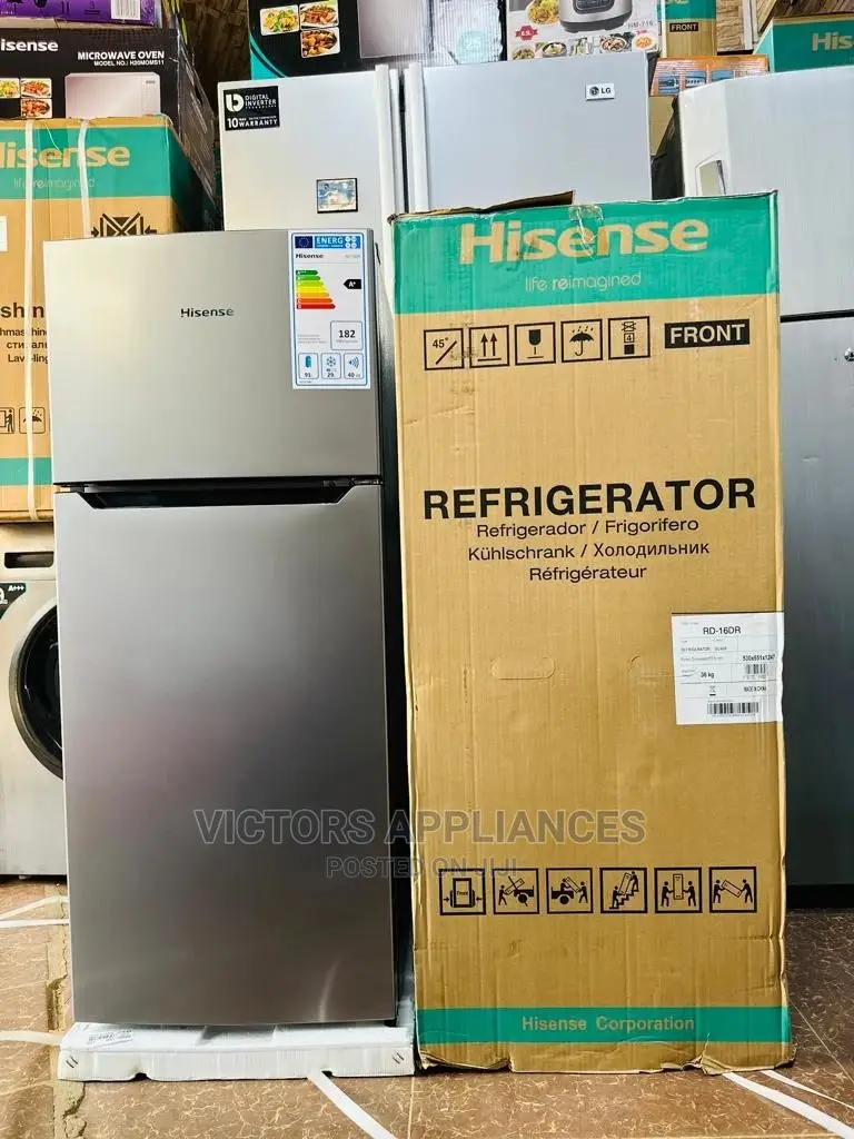 160L Hisense Double Door Refrigerator