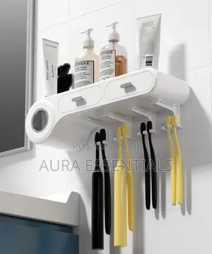 Multifunctional Toothbrush Holder With Drawer