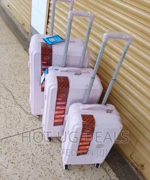 4-Wheeler Spinner Waterproof Plastic Travel Suitcase Bag