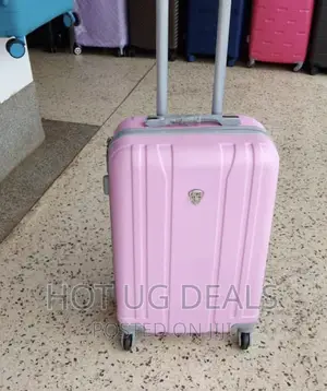 4-Wheel Spinner Plastic Travel Suitcase Bag