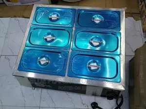 Commercial 6 Portions Electric Bain Marie/Buffet Food Warmer