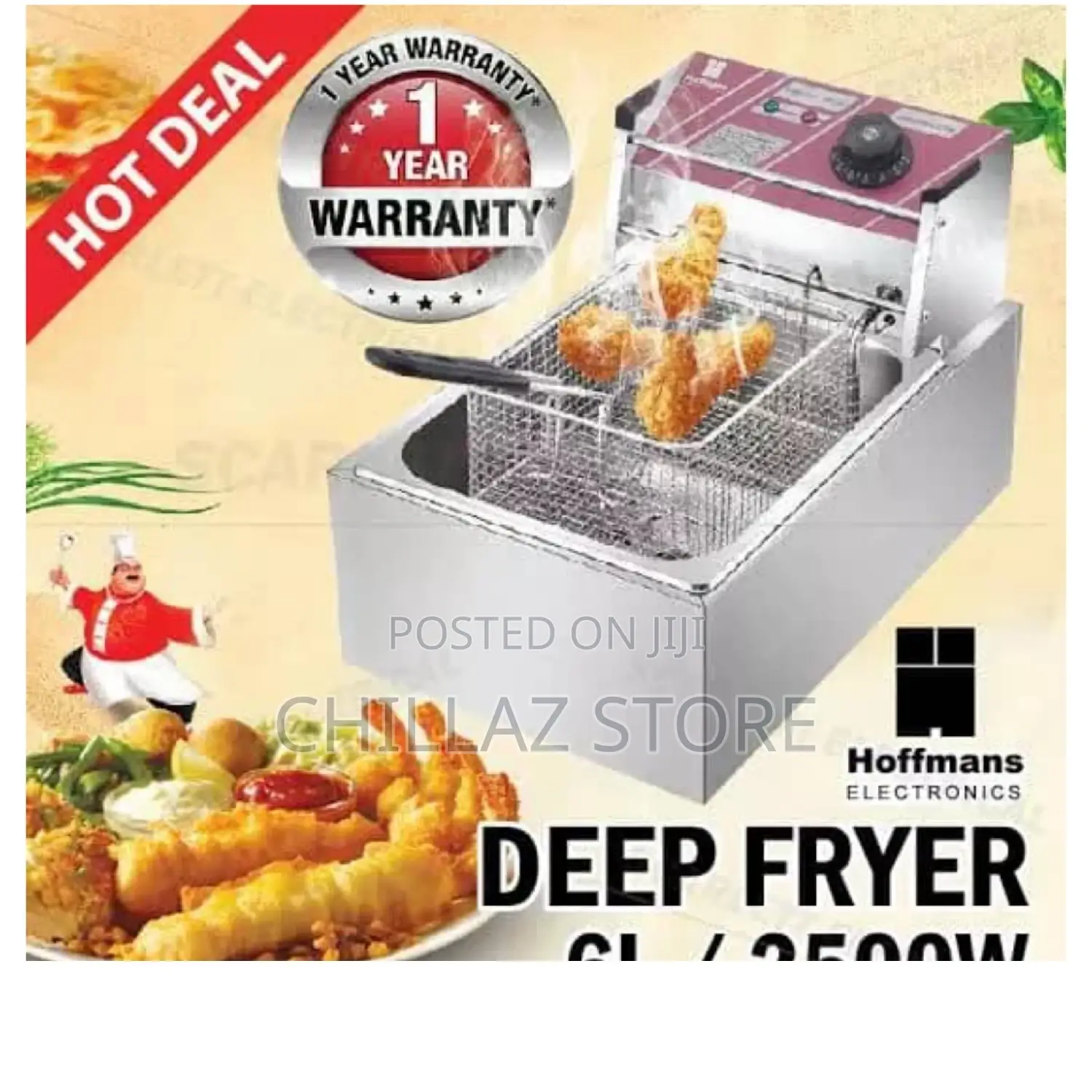 Hoffman Single Deep Fryer.