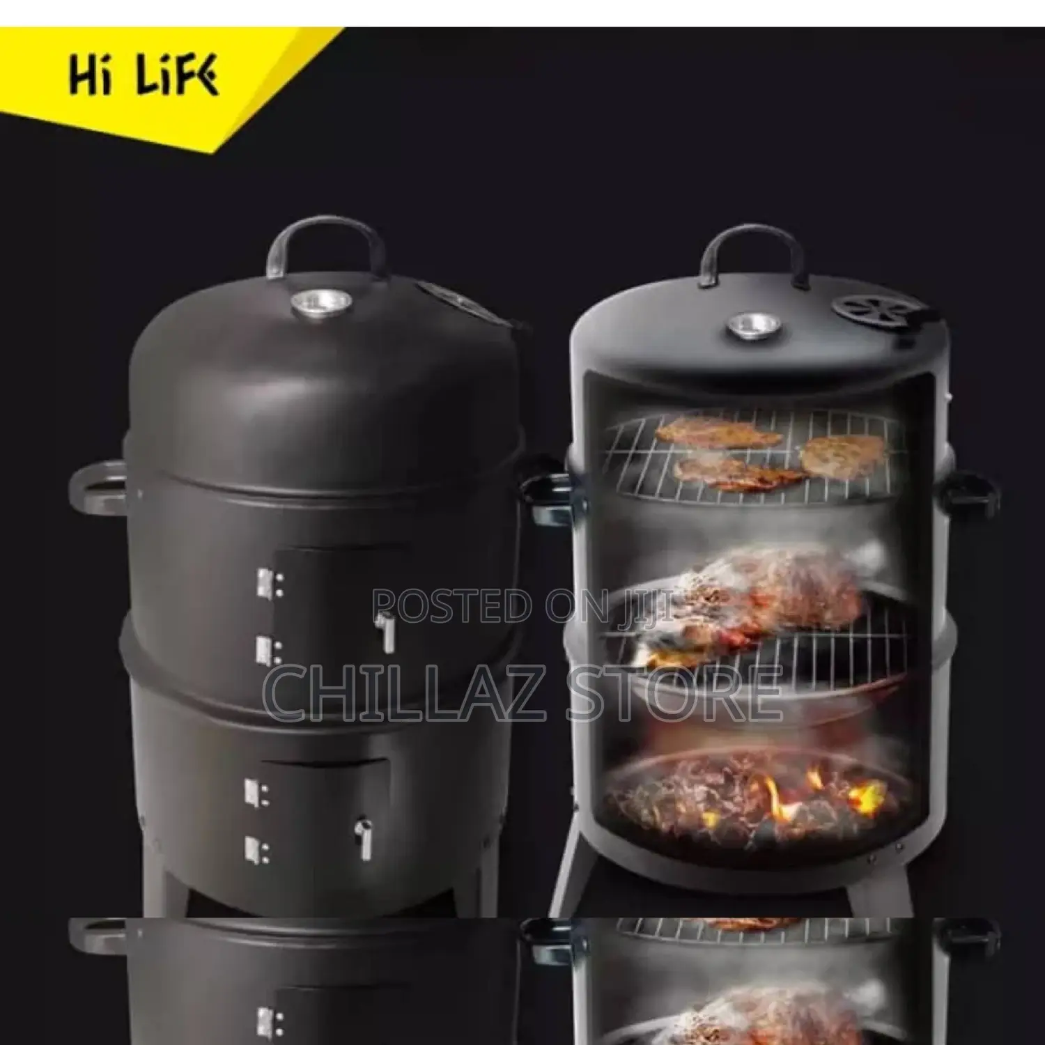 3tier BBQ Grill Smoker.
