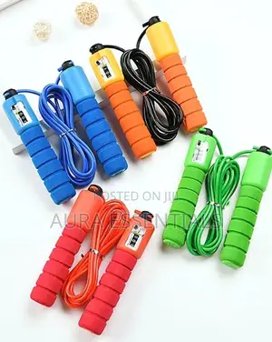One Piece Adjustable Jump Rope With Counter
