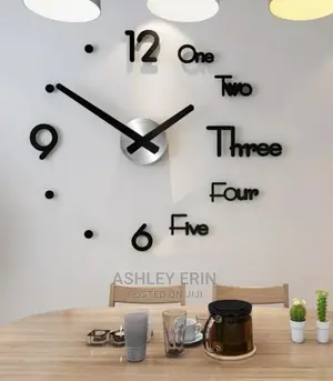 3D Classy Wall Clock