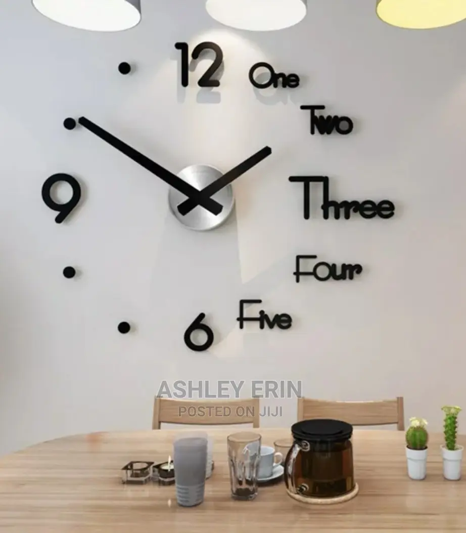 3D Classy Wall Clock