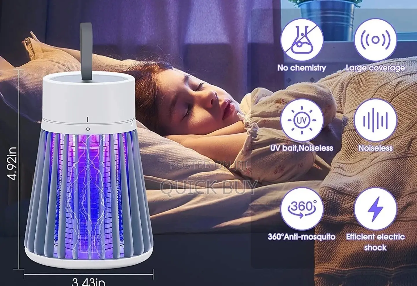 Zapper Rechargeable Mosquito and Fly Killer