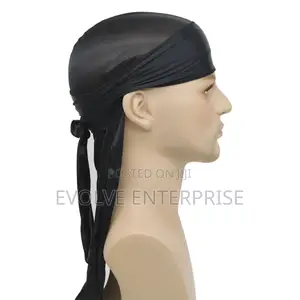 Unisex Silky Durags Bandanas Turban Hat