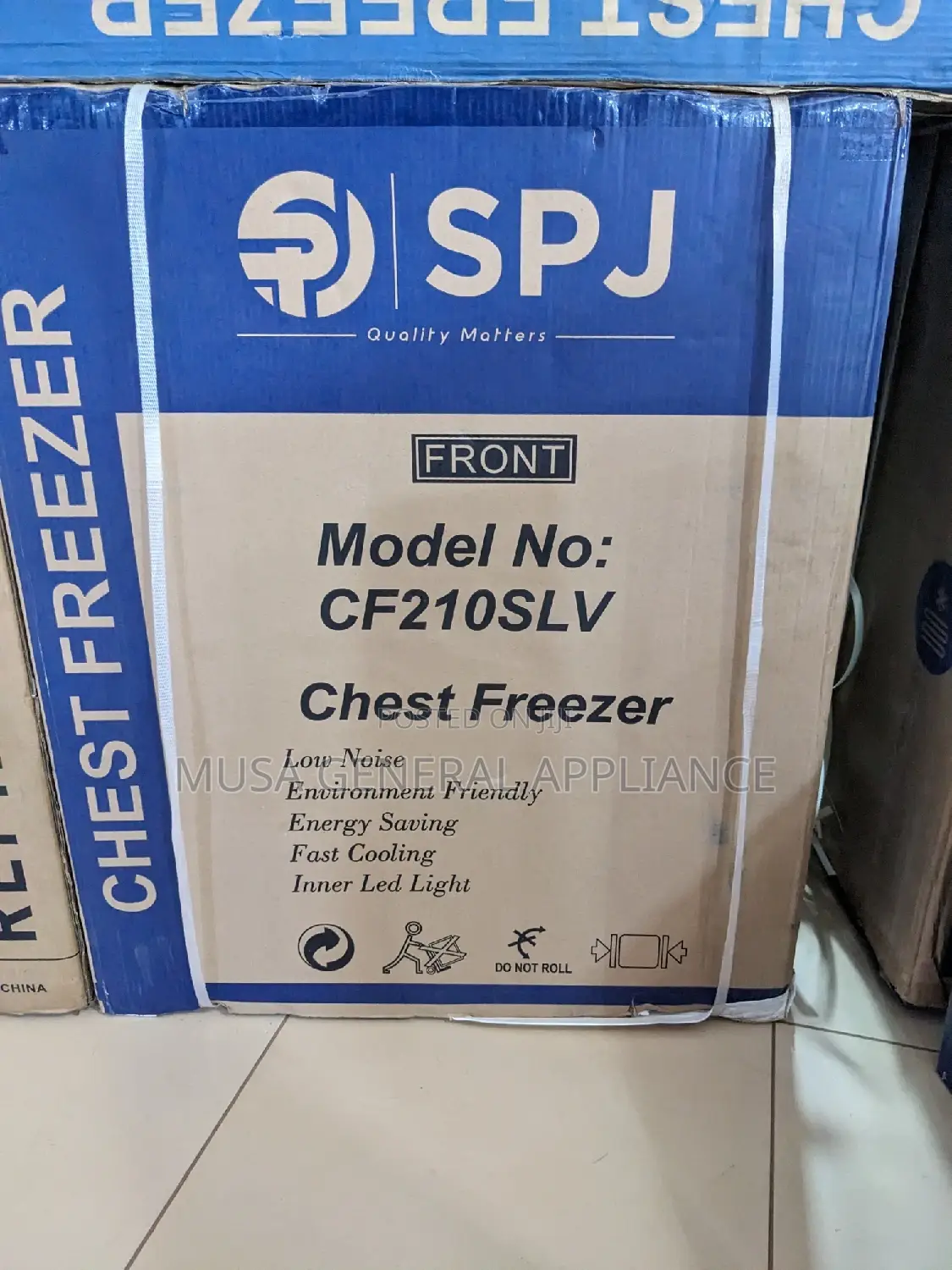 SPJ Chest Freezer 210ltrs