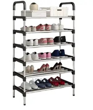 Metallic Shoe Rack / 6 Tier Shoe Rack