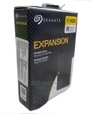 Black 1 TB Seagate Expansion Portable Hard Disk