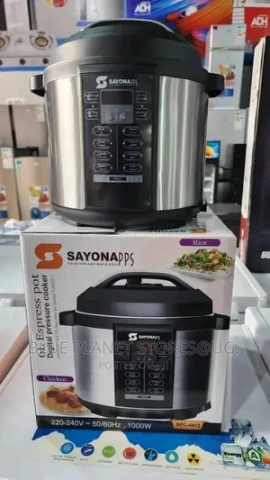 SAYONA 6.0litre Digital Pressure Cooker \\ 1000w \\ SPC-4413