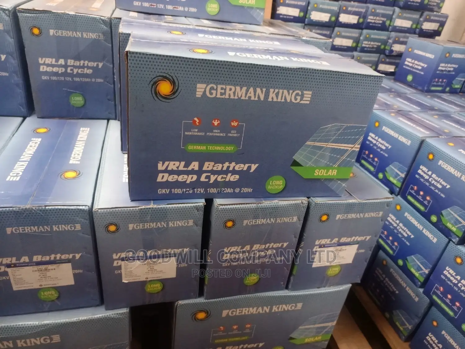 100ah German King Batteries for Solar