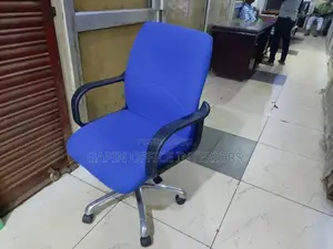 Blue Short Back Chair