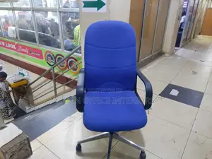 Blue Long Back Office Chair