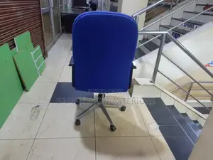Blue Long Back Office Chair