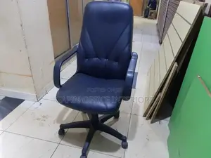 Leathered Long Back Chair