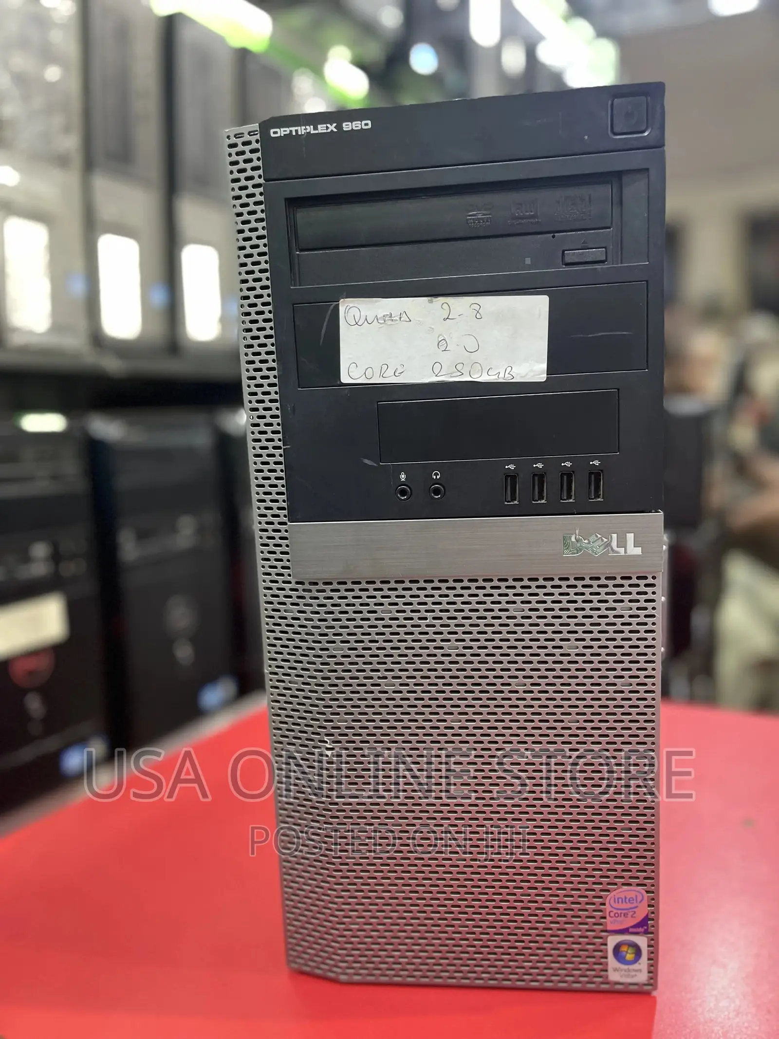 Desktop Computer Dell 2GB Intel Core 2 Quad HDD 250GB