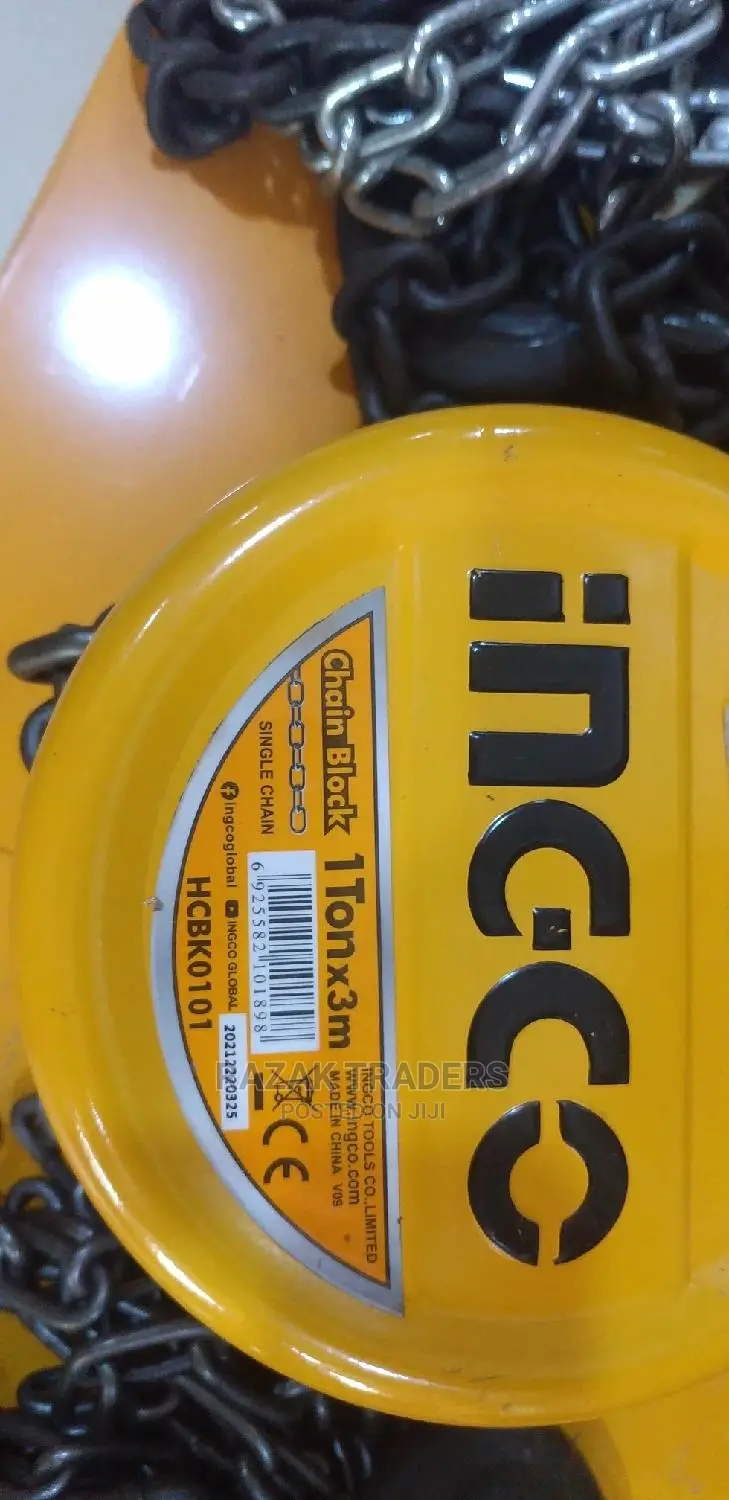 Ingco Chain Block 1 Ton×3m