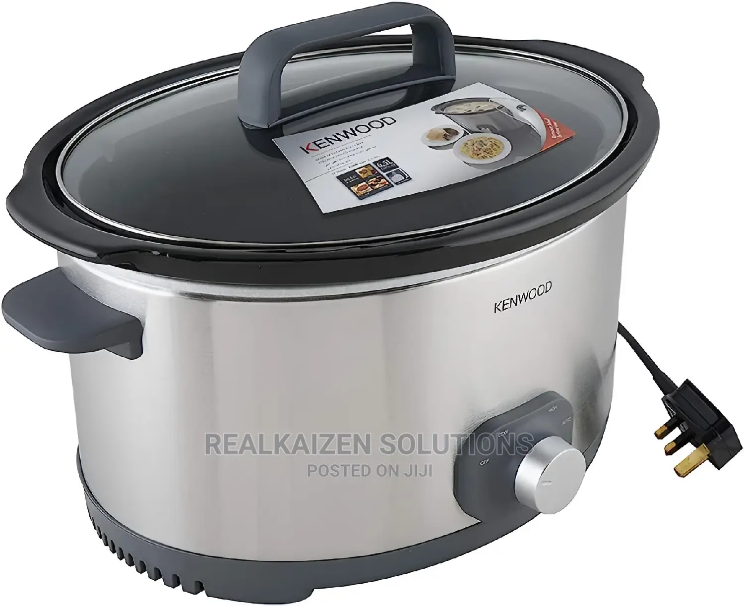 KENWOOD 6.5L Multicooker Silver Slow Cooker 350W