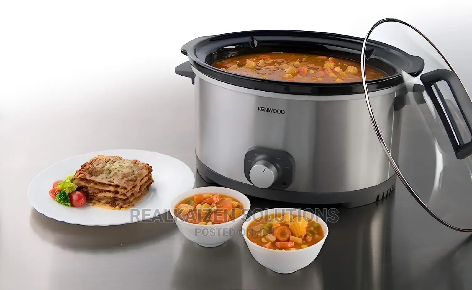 KENWOOD 6.5L Multicooker Silver Slow Cooker 350W