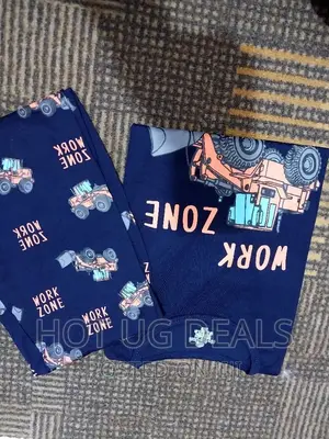 Unisex Boy Girl Children Night Wear Pajamas Set - Blue