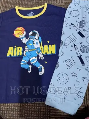 Unisex Boy Girl Children Night Wear Pajamas Set - Designed