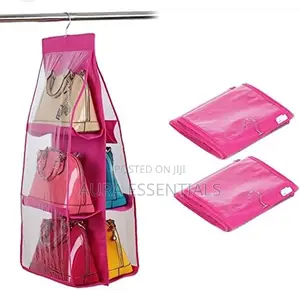 Clear Pulse Bag Storage Organiser( 6 Pockets)