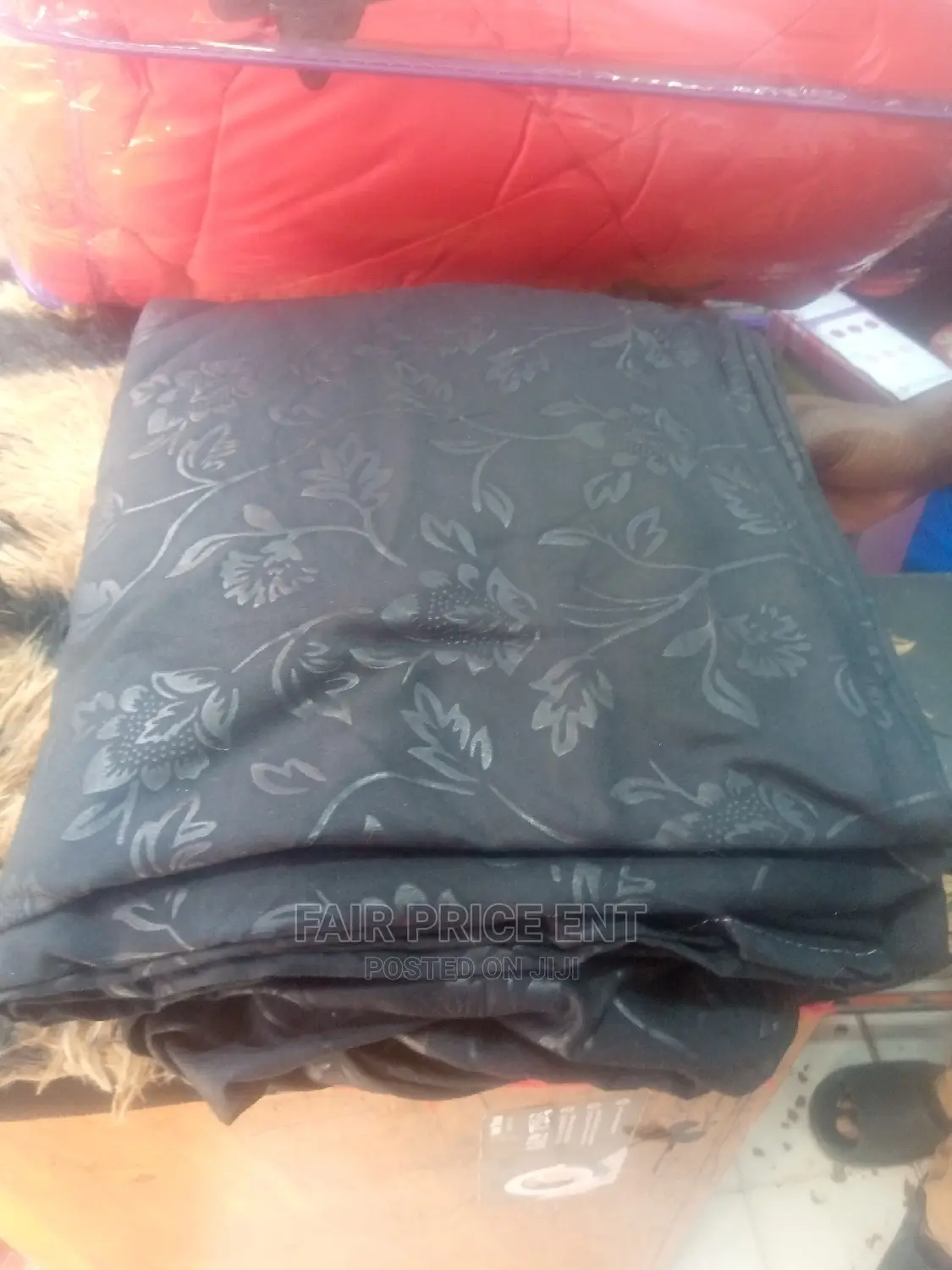 Pure Cotton Bedsheets 6x6.( Black)
