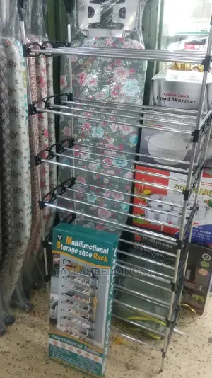 Multi Function Storage Steel Shoe Rack