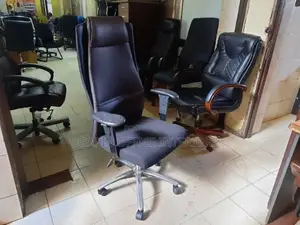 Long Back Leathered Chair