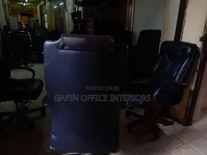 Long Back Leathered Chair