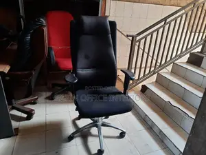 Long Back Leathered Chair