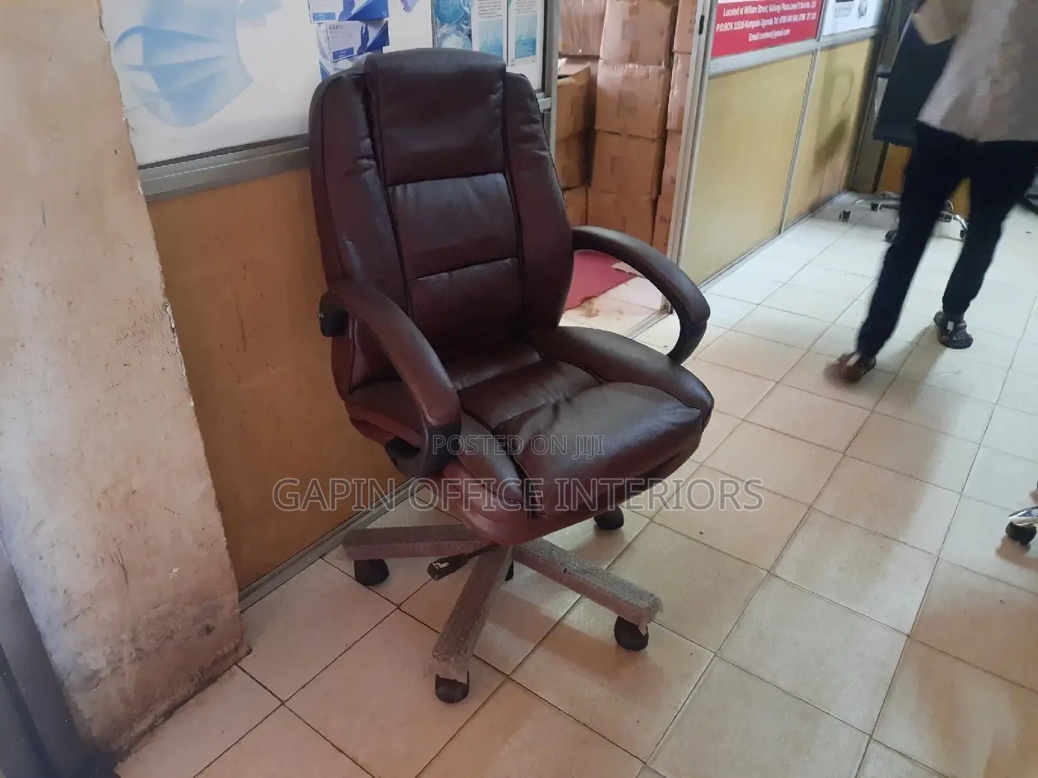 Brown Office Short Back