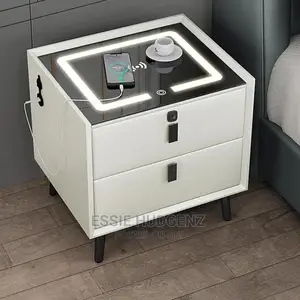 Smart Table With Led Light ,Wirelesscharging Inbuilt Speaker