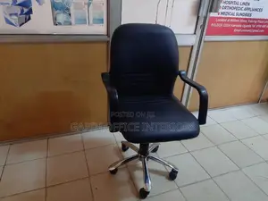 Leathered Short Back Chair