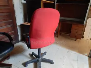 Red Long Back Office Chair