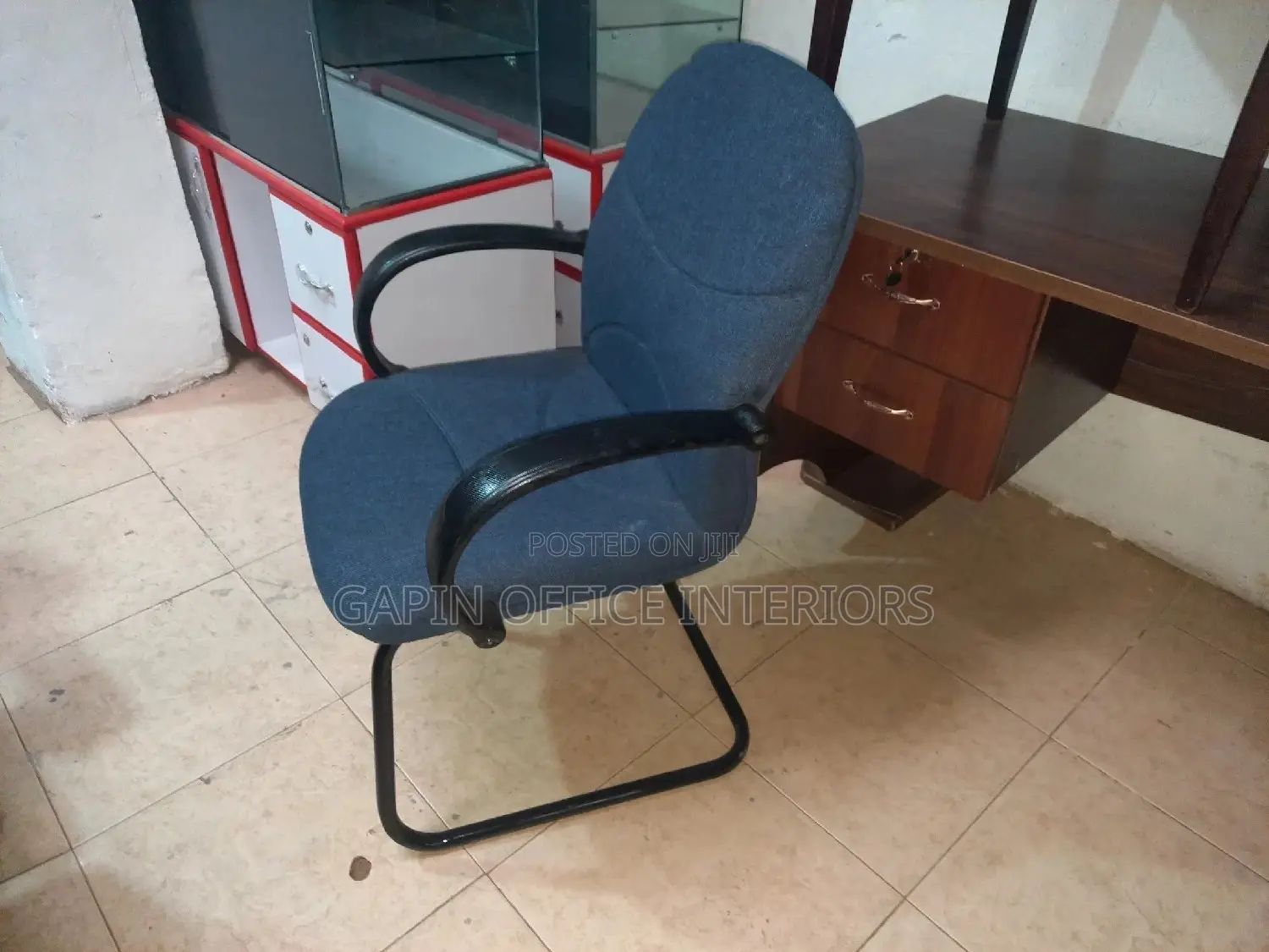 Blue Static Chair