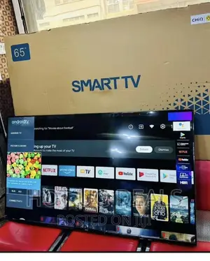Chiq 65 Inch 2023 Design Uhd Android 9.0 Smart Tv - Black