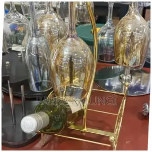 Classy Wine Rack and Glass Holder