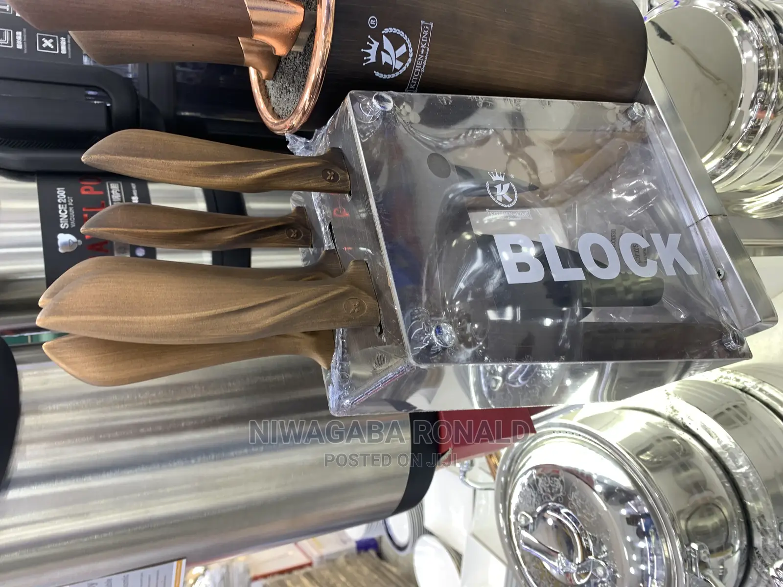 Transparent Classic Kitchen Knife Set