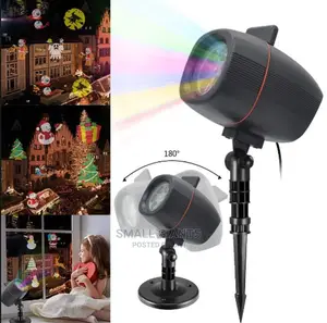 Laser Projector 3 Patterns Plug – In Card Lawn Lamp