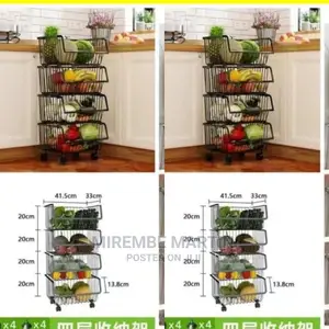 Metallic Kitchen Rack