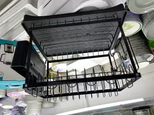 Classic Heavy Duty Plate Rack Black