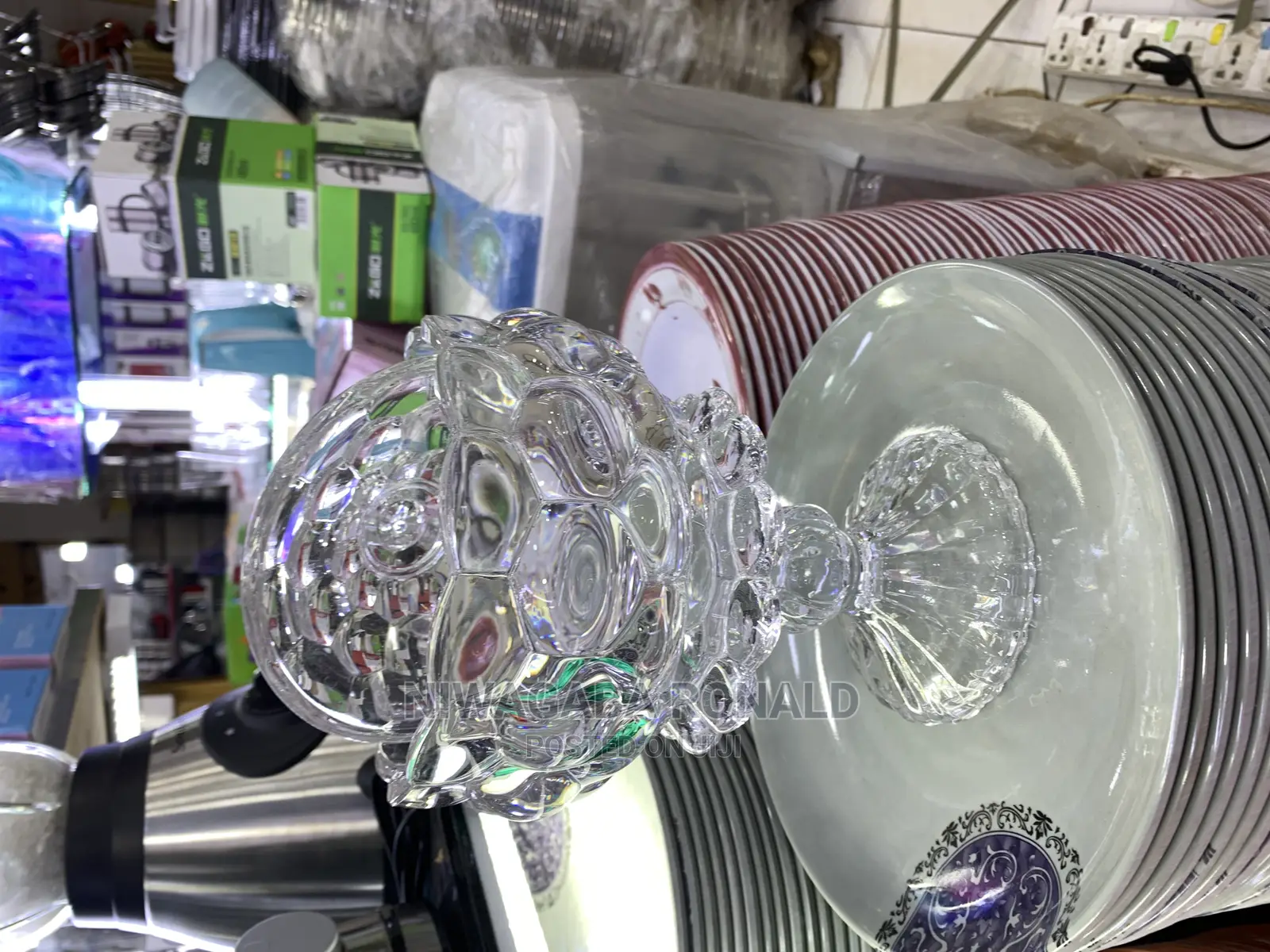 Classic Glass Sugar Bowl