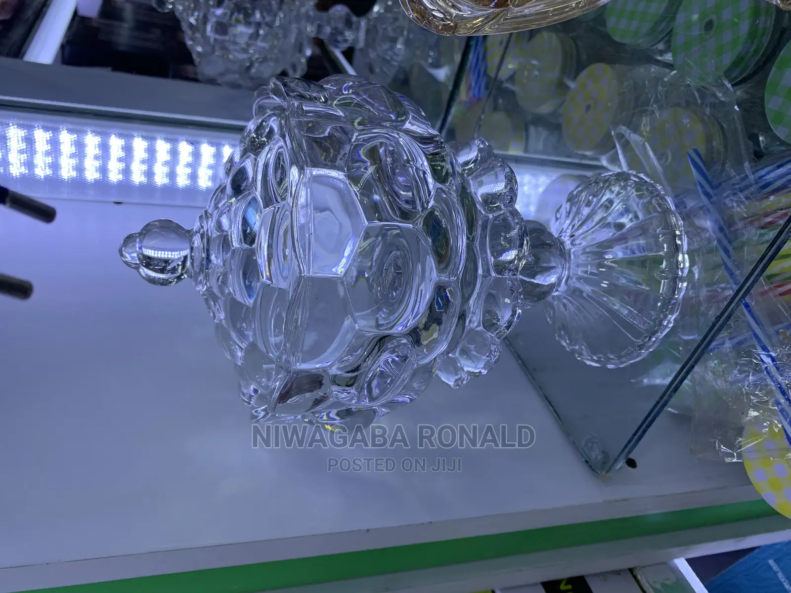 Classic Glass Sugar Bowl