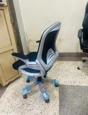 Silver-Black Office Chair (Brand New)
