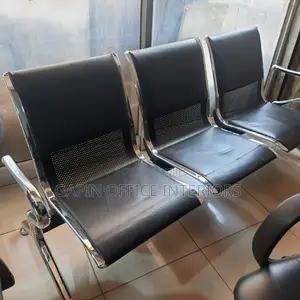 3 Seater Steel Chair
